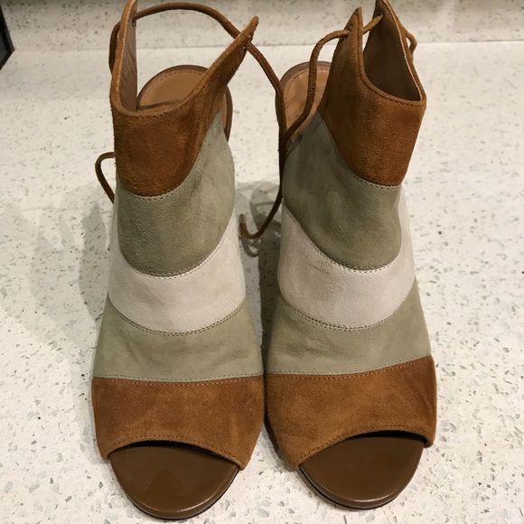 Aquazzura Colorblock Heeled Sandals - Picture 2 of 4